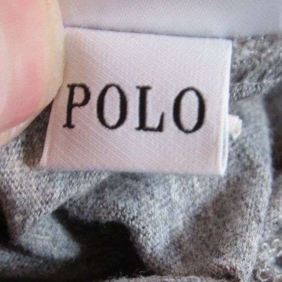 Polo by Ralph Lauren Gray Long Sleeve Tee Size XL 100% Cotton EUC - Picture 7 of 7